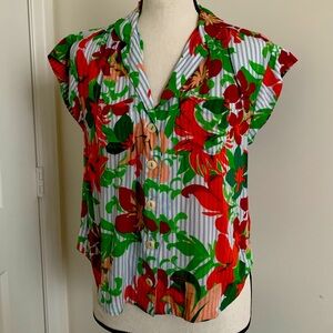 👕 Maeve Hawaiian inspired blouse